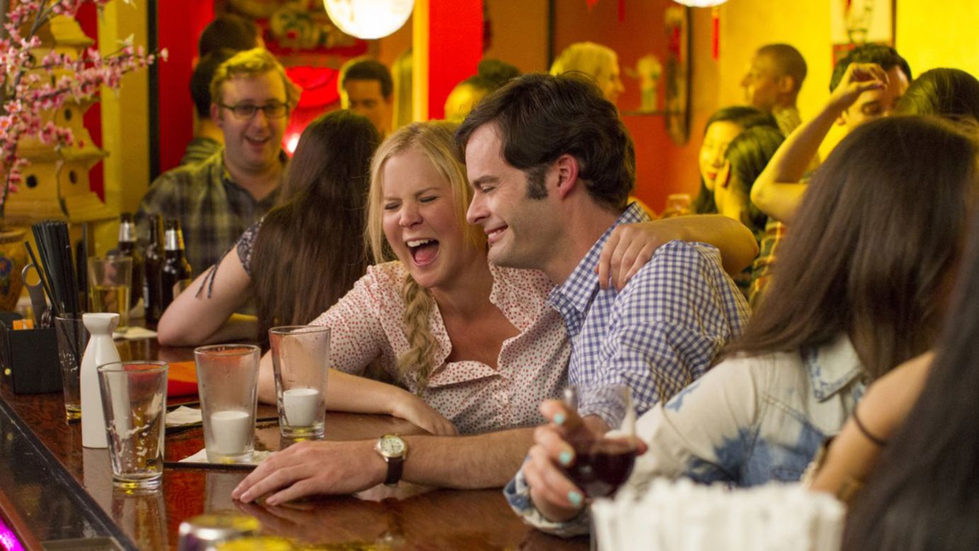 In "Trainwreck," Amy Schumer plays a woman who steadfastly refuses to get herself involved in a relationship longer than a fling. Then she meets a sports doctor played by Bill Hader. If you've seen the trailers, you know that LeBron James has a role as himself -- and he's hilarious. Judd Apatow directs from Schumer's script. The film opened July 17.