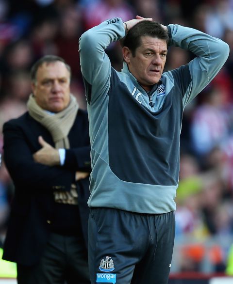 Newcastle elevated John Carver into the role of head coach when former manager Alan Pardew left for Crystal Palace in January, but the club's increasingly threadbare squad has only won two of the 14 games he has been in charge.