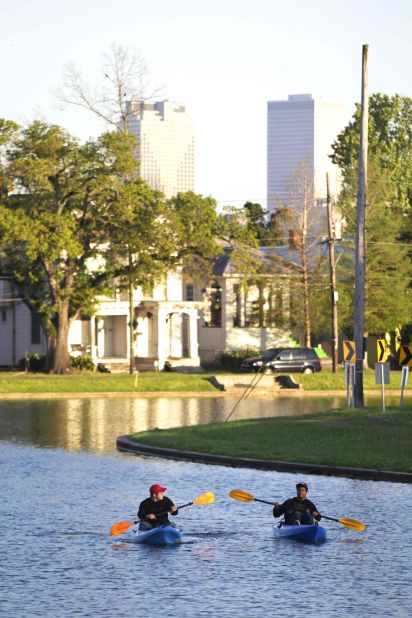 Those who want to get out on the water should consider renting a kayak or paddleboard from an outfitter like Bayou Paddlesports and take a spin around Bayou St. John.