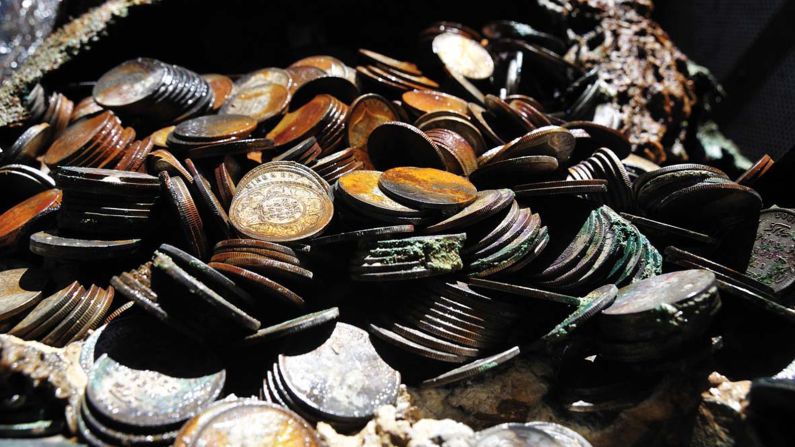 In November 1942, the SS City of Cairo was sunk by a German U-boat while carrying 100 tons of silver.