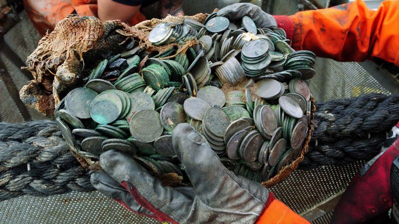 Millions in WWII silver reclaimed from deep ocean | CNN