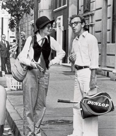It might not be the most practical sports attire, but that didn't stop a generation swooning over Diane Keaton's cute-as-a-button waistcoat and tie ensemble in Woody Allen's 1977 film "Annie Hall." <br />The image features in the book,<a href="index.php?page=&url=http%3A%2F%2Fwww.teneues.com%2Fshop-int%2Fthe-stylish-life-tennis2.html" target="_blank" target="_blank"> "The Stylish Life: Tennis,"</a> published by teNeues, courtesy Hulton-Deutsch Collection/CORBIS.