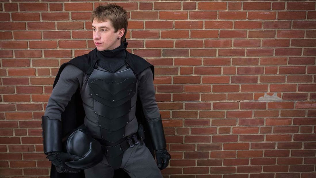 Student creates a Batman outfit - and it works