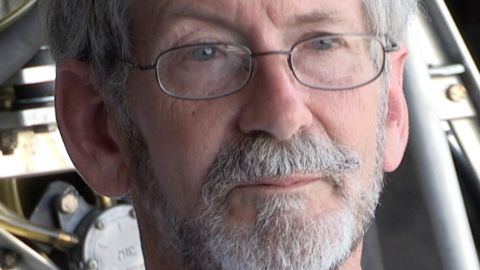 Doug Hughes landed his gyrocopter on the Capitol law on Wednesday.