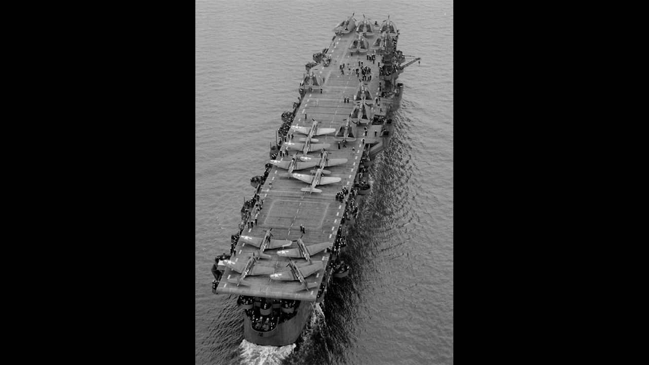 The USS Independence during World War II.