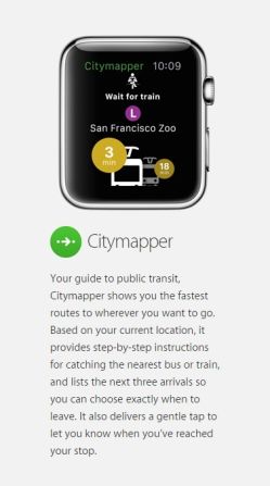 The app provides detailed step-by-step instructions on how to catch the nearest bus or train based on your current location.