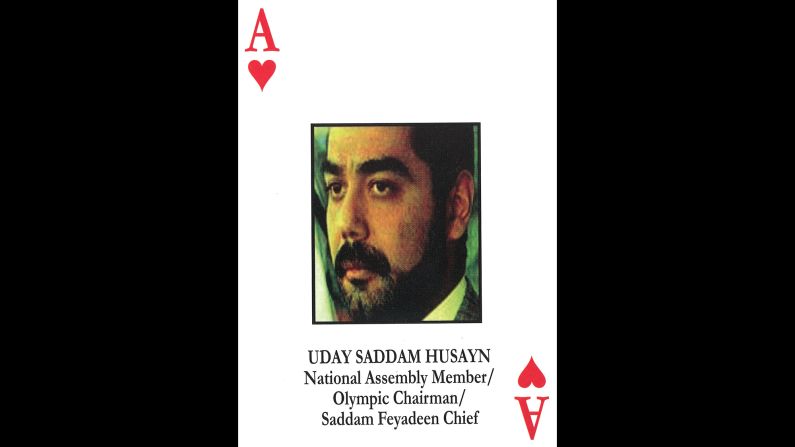 Uday Hussein<br />Saddam Hussein's eldest son<br />Member of the National Assembly, Olympic Committee<br />July 22, 2003: Killed in a firefight in Mosul.
