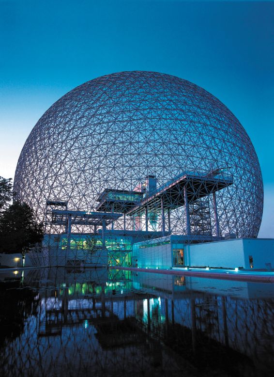 This geodesic dome was so popular at Expo 67 that it attracted 5.3 million visitors in the first six months. 