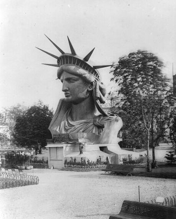 The Statue of Liberty may not have been purpose-built for the World's Fair, but her scattered body parts were star attractions of the 1876 Centennial Exhibition in Philadelphia and the 1878 Exposition Universelle in Paris. Lady Liberty officially opened to the public in October 1886.