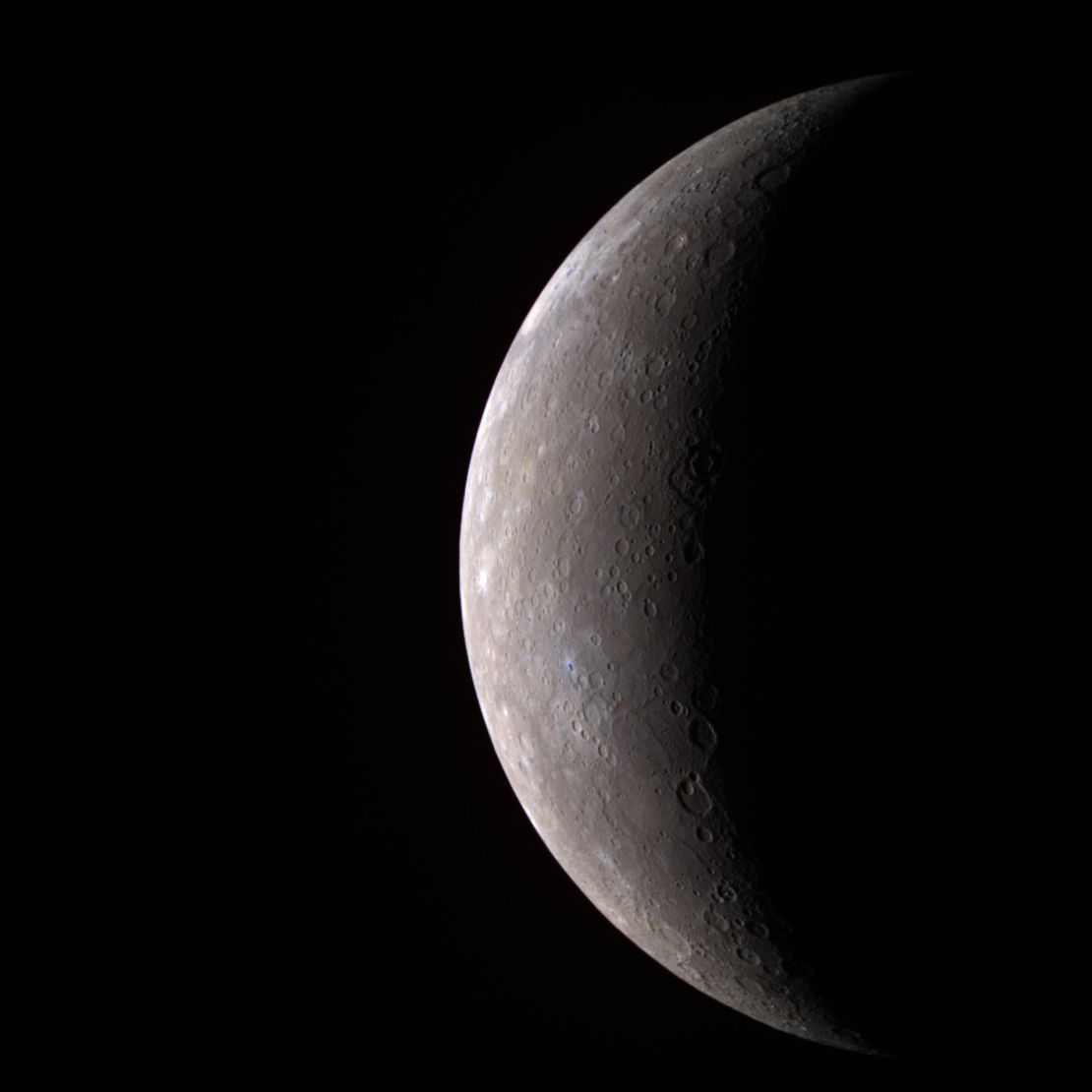 In January 2008, the MESSENGER spacecraft beamed back to Earth the first high-resolution image of Mercury by a spacecraft in over 30 years -- since the flybys of Mariner 10 in 1974 and 1975.