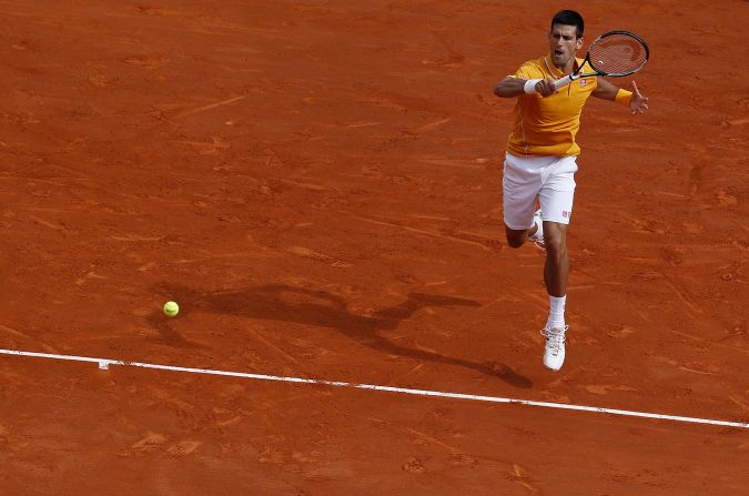 Novak Djokovic faced off against Rafael Nadal in the semifinals of the Monte Carlo Masters Saturday.