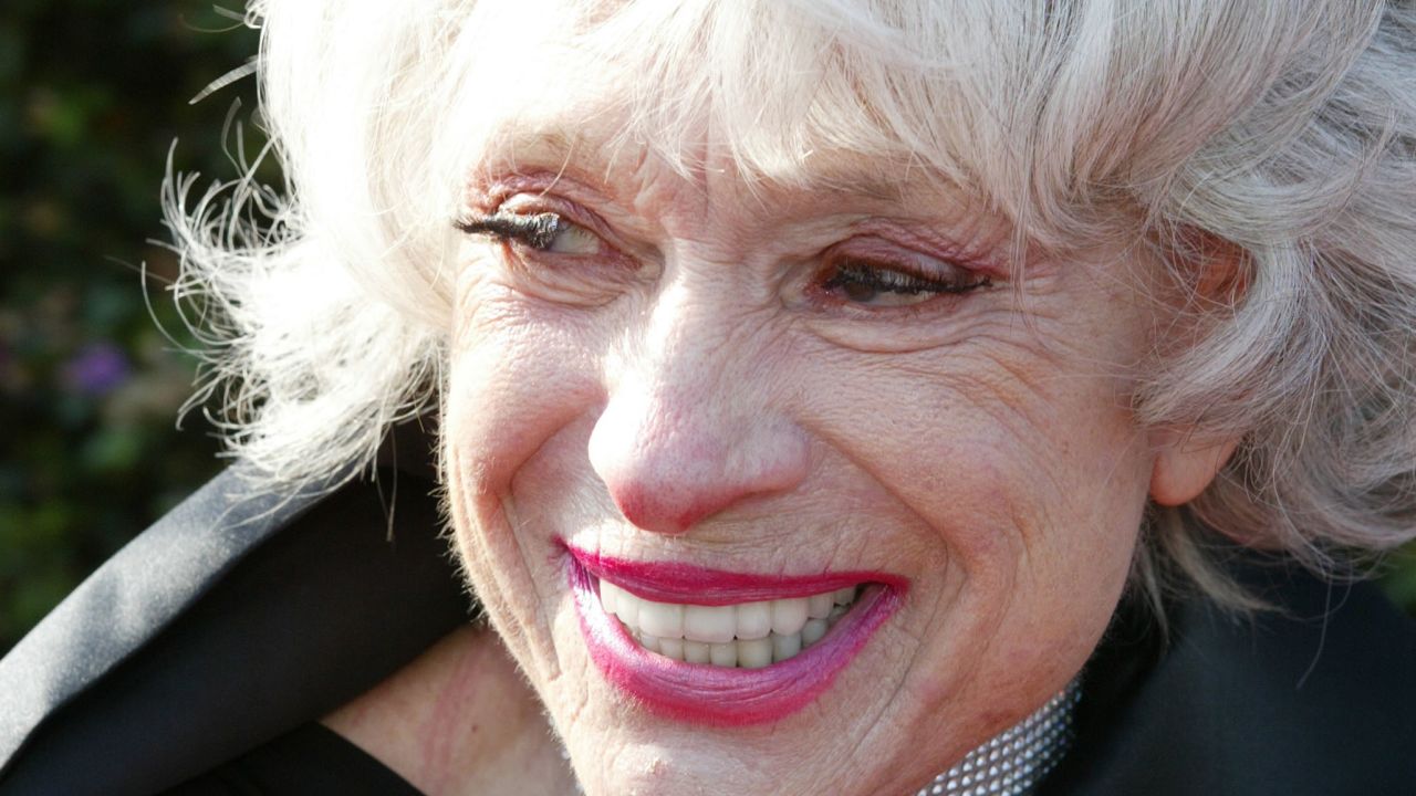 Carol Channing at "The 2002 Tony Awards Party hosted by Jo Anne Worley" where The Julie Harris Award for Lifetime Achievement was presented by Walter Cronkite to Carol Channing. 