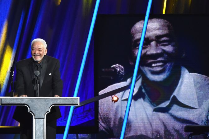 Singer-songwriter Bill Withers, whose hits include  "Lean on Me," "Ain't No Sunshine," and "Just the Two of Us," was among the performers inducted Saturday into the Rock And Roll Hall Of Fame.