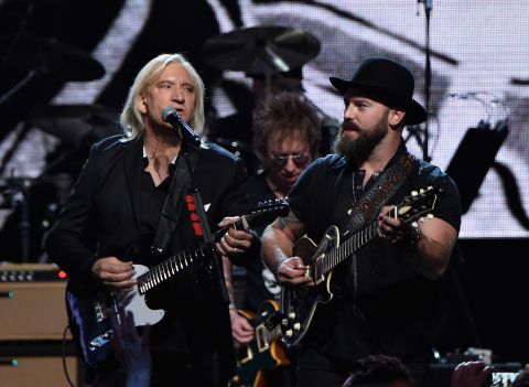 Joe Walsh and Zac Brown also performed at Saturday's Rock And Roll Hall Of Fame induction ceremony.