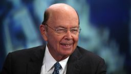 Wilbur Ross, US billionaire, chairman and chief executive officer of W L Ross & Co. LLC, reacts during a Bloomberg Television interview in London on Tuesday, Nov. 18, 2014. 