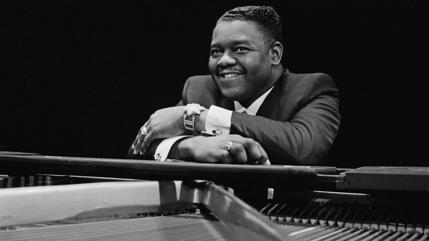 American pianist and singer-songwriter Fats Domino, March 27, 1967. 