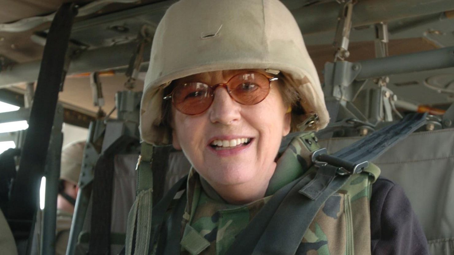 Sandra Mackey spent time with the Army's 1st Infantry Division in Iraq in 2004, teaching about the country.