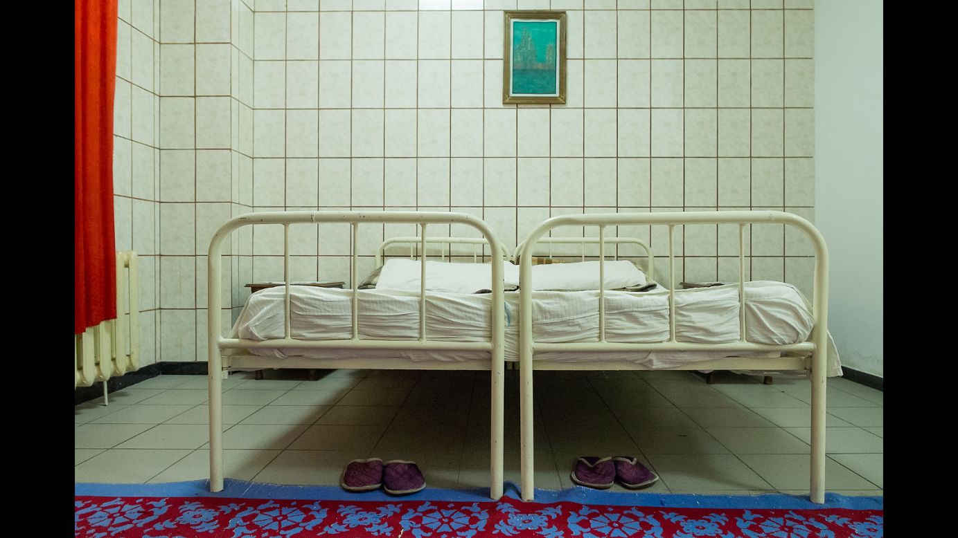 Romanian photographer Cosmin Bumbut took first prize in the architecture category for his series "The Intimate Room." Bumbut spent 4 years visiting penitentiaries across Romania to photograph the cramped rooms built for inmates' conjugal visits from partners on the outside.