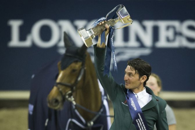 "You need a little bit of luck" said Guerdat, who's stood on the podium three times in second and third place, "You have to keep believing in yourself and your horse and if you come so close so many times you deserve to win it one time!"