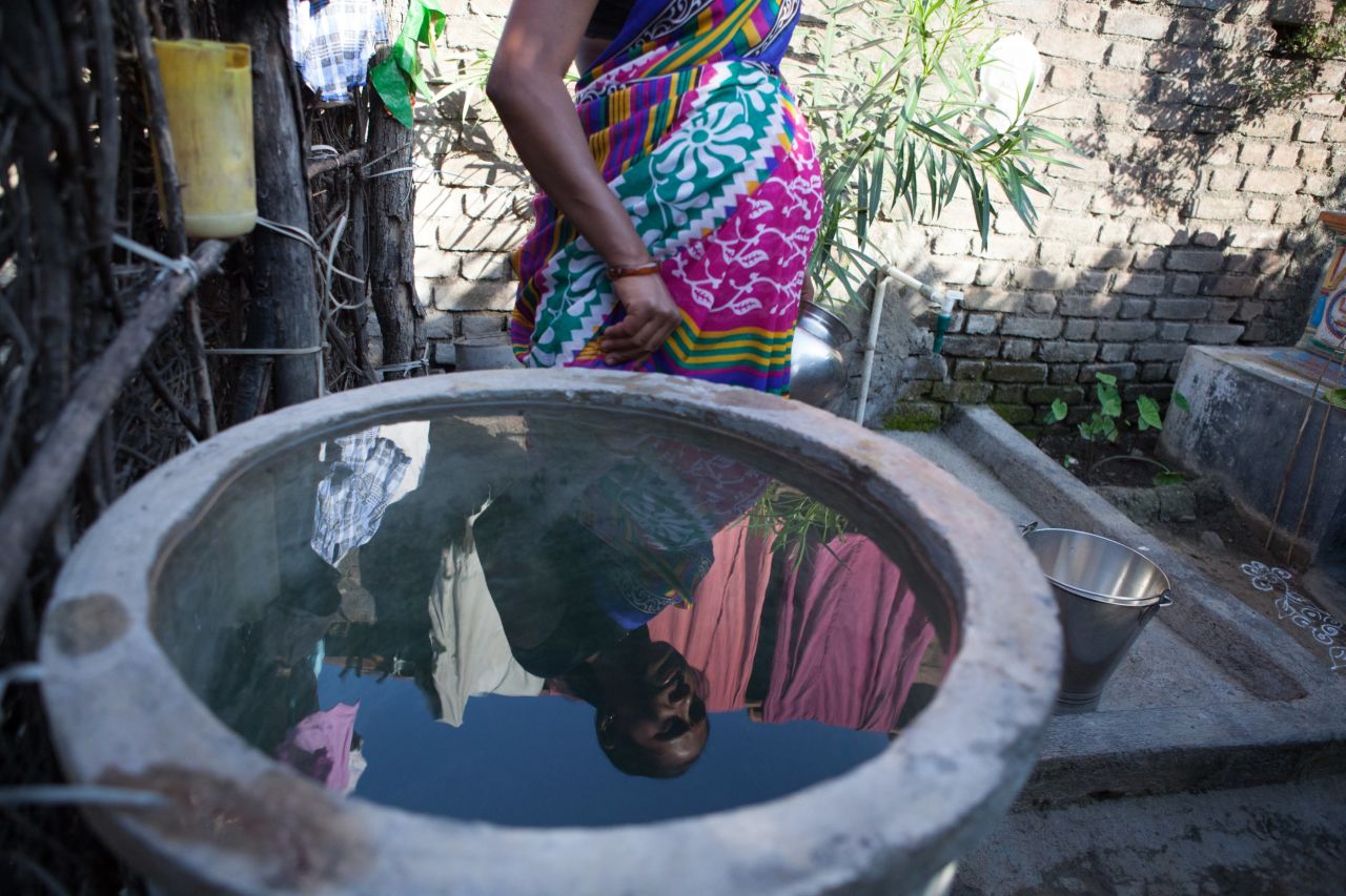 Yogita is eight months pregnant. After her husband died, his debts transferred to her. Once her baby is born, she will have to find work to repay the loans her husband took. She has received some compensation from the government but she says it's not enough.