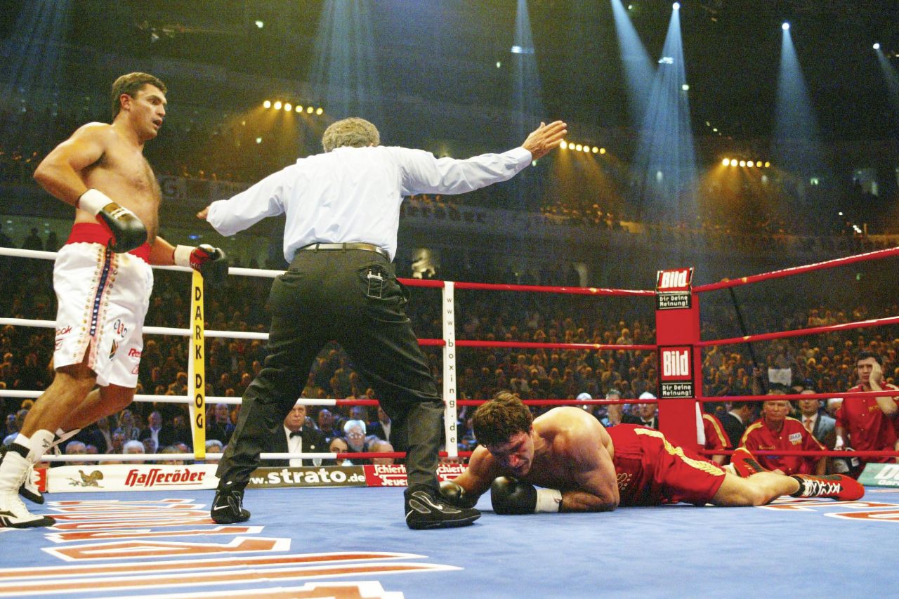 Klitschko had defended his WBO heavyweight title five times before stepping into the ring with underdog Sanders, a South African with few stand out names on his boxing record.<br /><br />What was supposed to a routine victory became something of a nightmare for Klitschko, who was knocked down in the first minute of the first round. A second knock down followed, then in the second round a third, then a fourth. The champion was put out of his misery by the referee, Klitschko left face down on the canvas and pondering how it had all gone so wrong.
