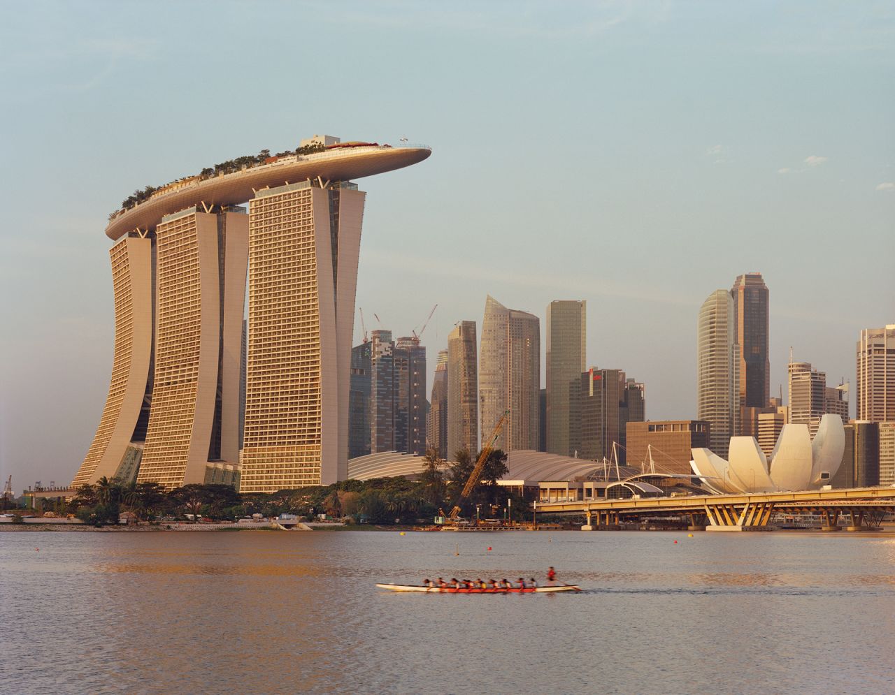 In creating Marina Bay Sands, Safdie says he wanted to design a "mixing bowl" where the world meets Singapore, and Singapore meets the world.
