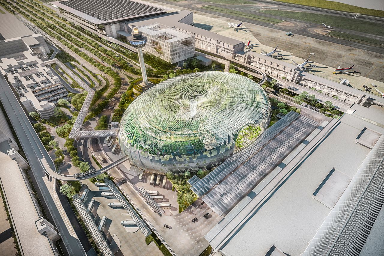 Due to open in 2017, Safdie says his Jewel Airport development will "re-define what airports are all about." 