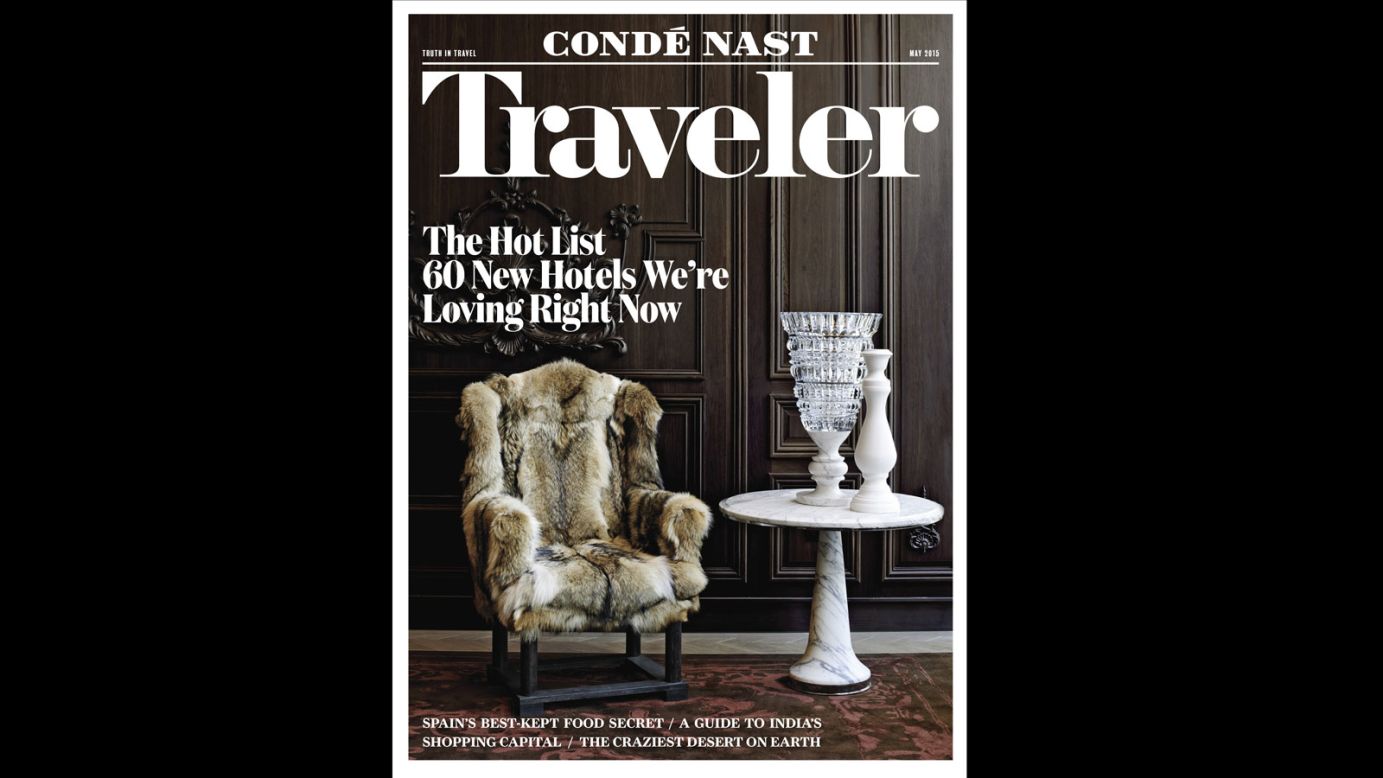 Full details of Conde Nast Traveler's 2015 hot hotels list are available in its May issue, on sale April 28.