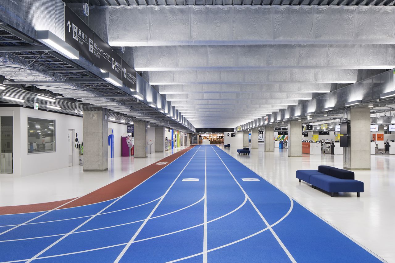 <strong>9. Narita International Airport (Japan)</strong>: Tokyo's Narita International Airport is number 9 on the list and also won Best Airport Staff in Asia and World's Best Airport Staff. The airport is known for its internal running track, pictured. 
