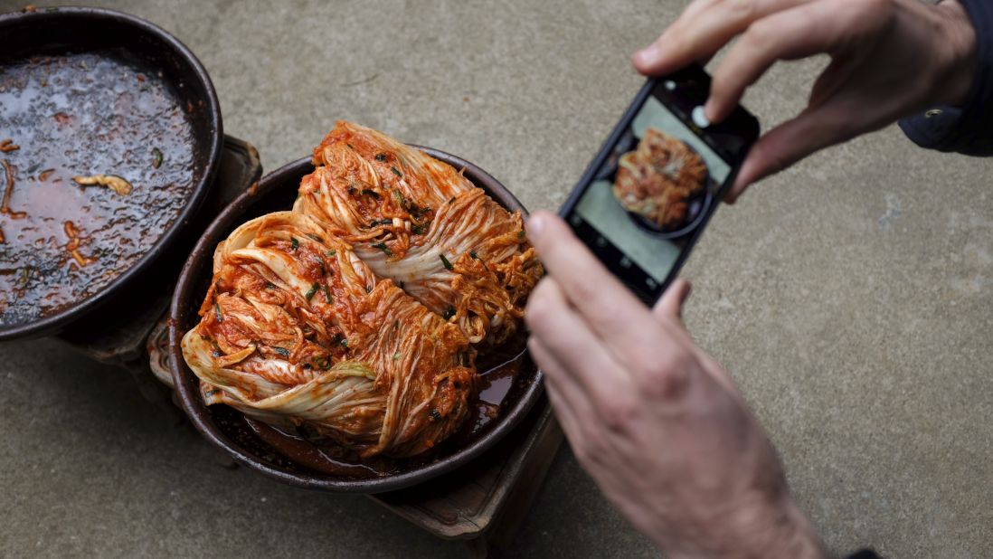 Numerous varieties of <a href="http://www.cnn.com/2014/08/12/living/simply-seoul-kimchi-eatocracy/">kimchi</a>, a dish of spicy fermented cabbage, are widely available in the street stalls and throughout Korea.