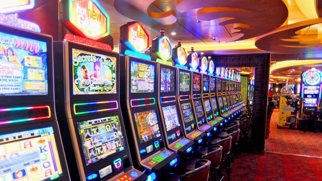 Deep in the bowels of the ship, Anthem has a casino. All money transactions are electronic, so no need to worry about unbalancing the ship by winning a giant bucket of quarters.