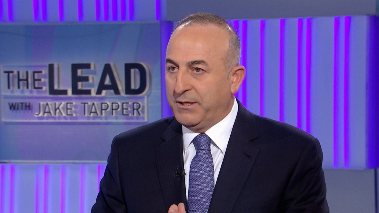 Turkish foreign minister Mevlüt Çavuşoğlu Lead intv 04 21