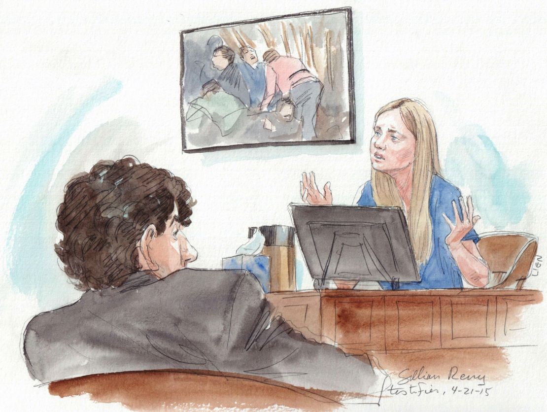 "I was terrified that I was going to die. I did not know that I could be that injured and survive," Boston Marathon bombing victim Gillian Reny testified in the sentencing phase of Dzhokhar Tsarnaev's trial.