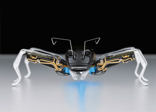 Festo's prototype artificial BionicANTs takes its cue from the deeply hierarchical and highly organized world of the ant colony.