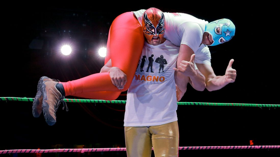 CNN's Mike Rowe gets a lesson in lucha libre, a form of professional wrestling from Mexico that is famous for its fighters' (known as luchadores) use of masks to keep their identity secret.