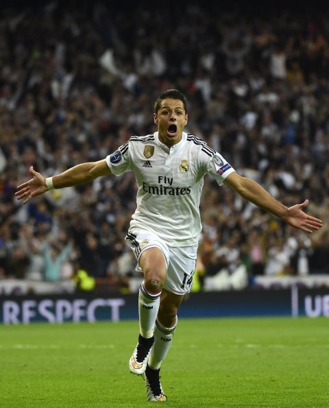 Ancelotti and Real recorded a much-needed win over local rival Atletico Madrid as Javier Hernandez scored the winner to send the club through to the Champions League semifinals.