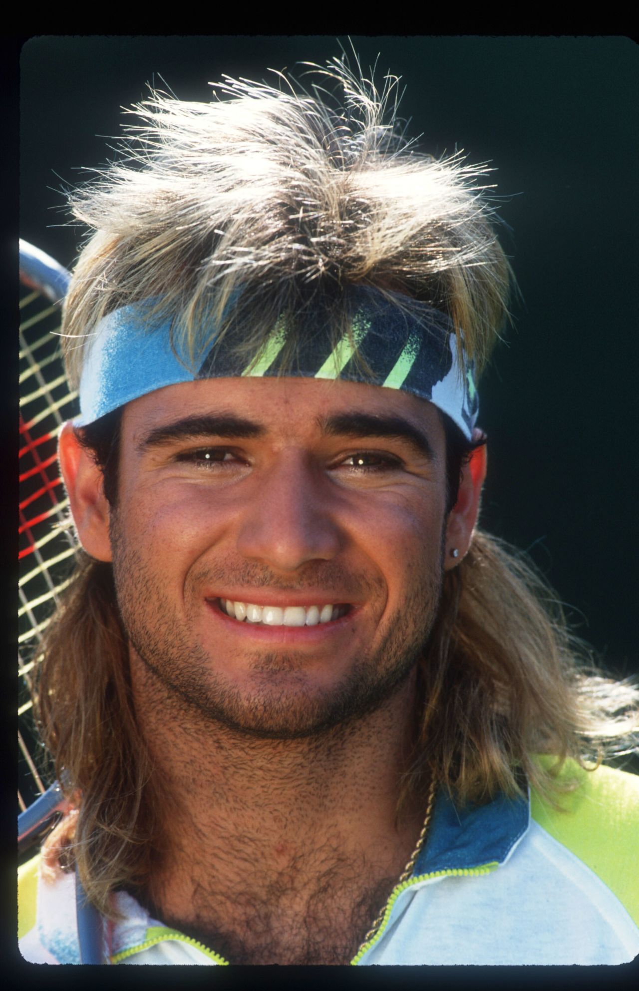 Sometimes you need a headband to control your hair ... in his autobiography "Open," Agassi revealed he sometimes wore a wig during matches and that he'd lost the 1990 French Open finals because of fears his hairpiece was falling apart.