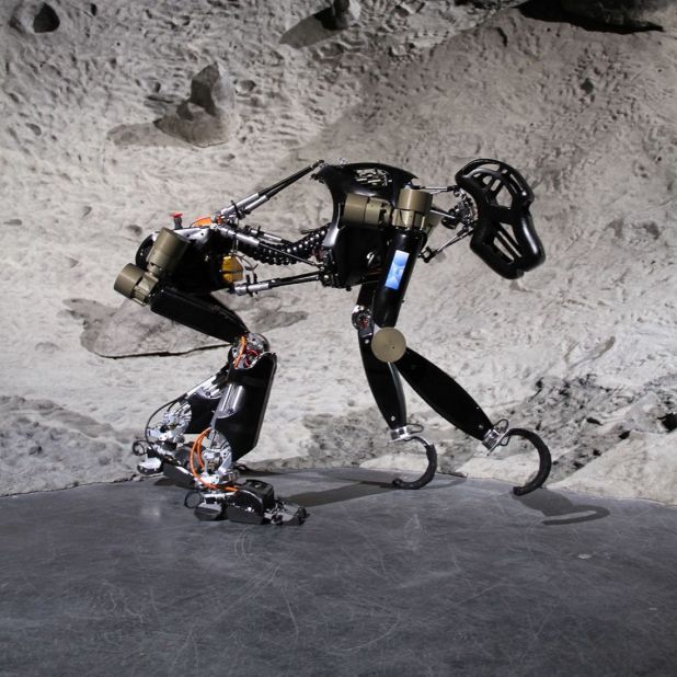 Many other research labs are taking inspiration from animals for their robots: this is <a href="http://edition.cnn.com/2015/04/30/tech/mci-robochimp/">Charlie</a>, a robotic chimp designed for space exploration by the German Center for Artificial Intelligence (DFKI).