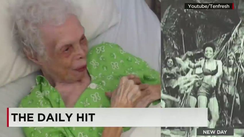 102 year old dancer sees herself on film for the first time Newday daily hit _00002505.jpg