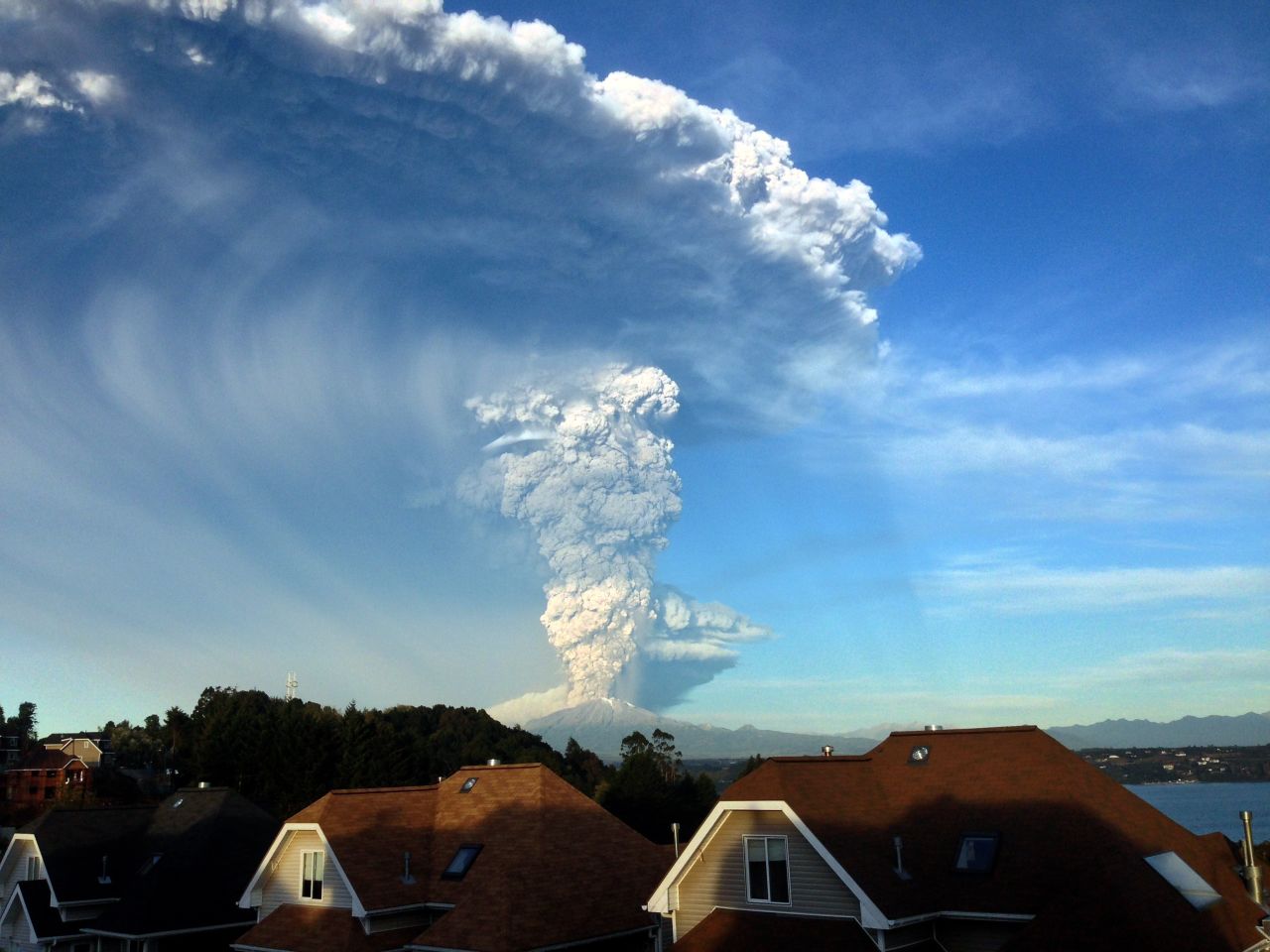 Authorities order people to evacuate within a 12.4-mile (20-kilometer) zone of the volcano.