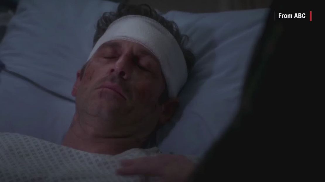Derek Shepherd's last episode of "Grey's Anatomy."