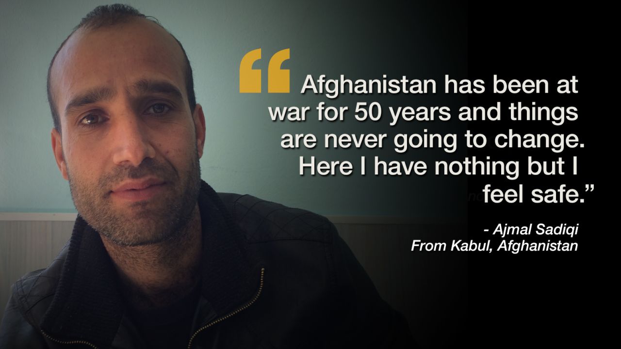 Migrant quotes Ajmal Sadiqi USE THIS ONE