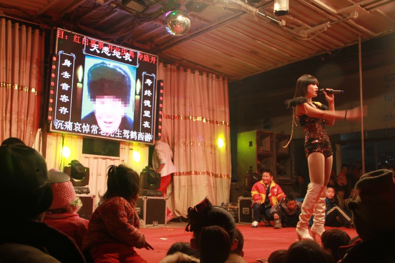 In rural China, hiring exotic dancers to perform at wakes is an increasingly common practice, but is now the latest focus of the country's crackdown on vice.