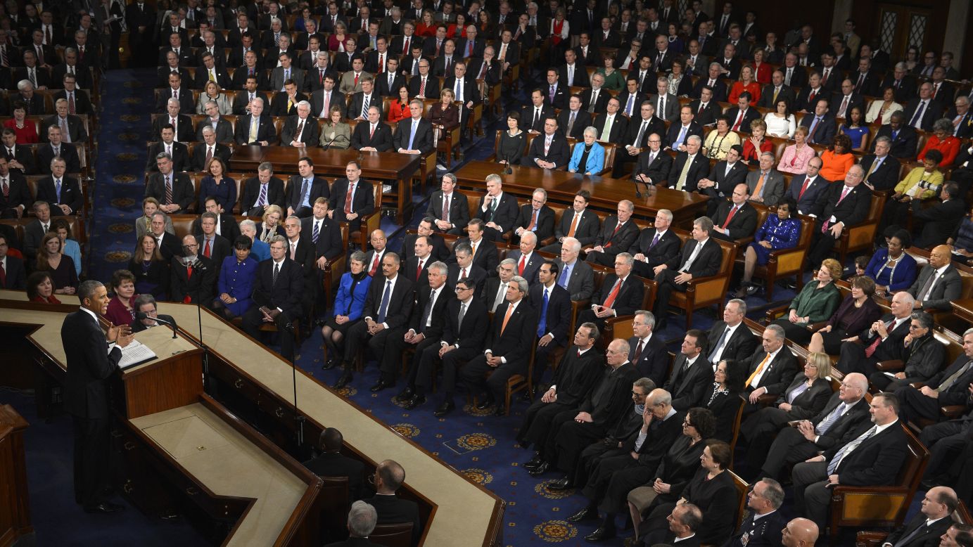On January 20, 2015, President Barack Obama became the first sitting U.S. president to mention the word "transgender" in a State of the Union address. Transgender activists hailed his speech.