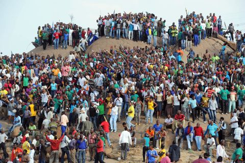 What started as a wildcat strike in 2012 descends into a bloodbath at a mine owned by Lonmin in Marikana, near Rustenburg. The violence results in more than 40 deaths and triggers a series of mining strikes across the country.