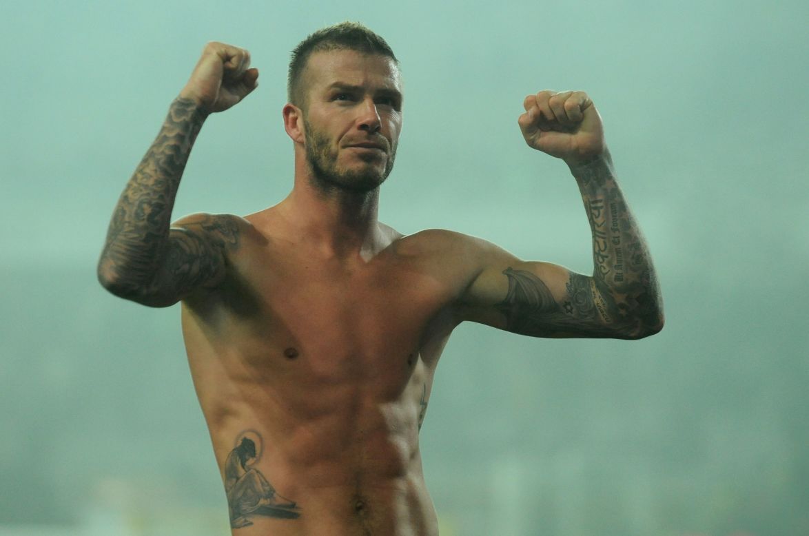 While still an LA player, Beckham made two loan moves back to Europe with Italian club AC Milan during Major League Soccer's offseason.