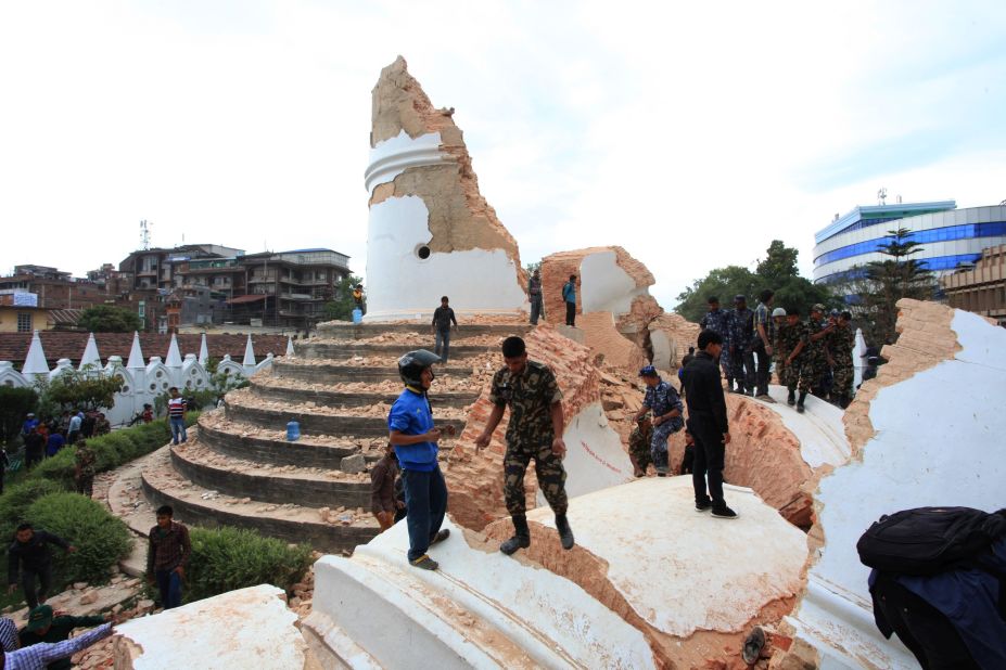 Dharahara, a tower dating back to 1832 that rose more than 60 meters (200 feet) and provided breathtaking views of Kathmandu and the surrounding Himalayas, collapsed in the earthquake on April 25.