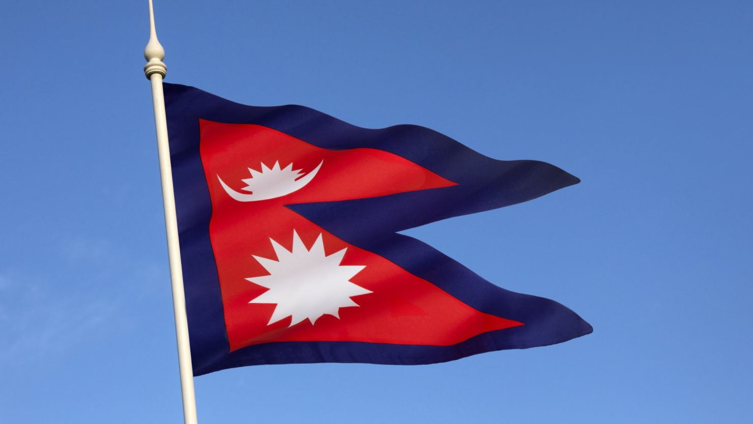 Nepal's flag is the only national flag that isn't rectangular or square.