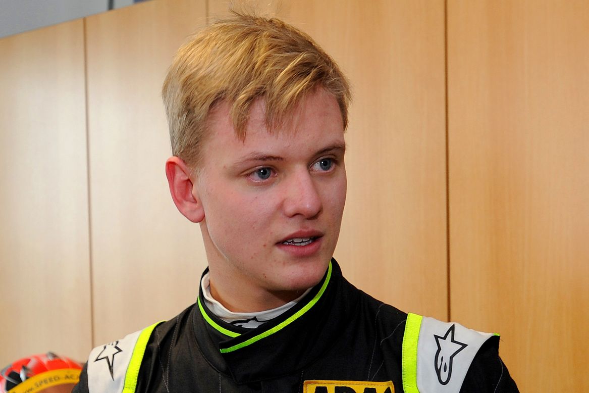 Schumacher (pictured) was signed for 2015 by the Van Amersfoort Racing team, along with Harrison Newey -- the son of champion F1 car designer Adrian Newey. 