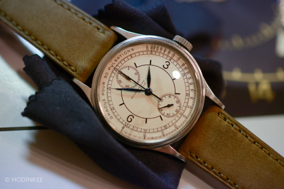 This Patek Philippe reference 130 Doctors Chronograph dates back to the 1930s.